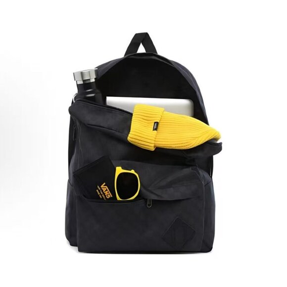 Vans Old Skool Check Backpack Black - Picture 5 of 8